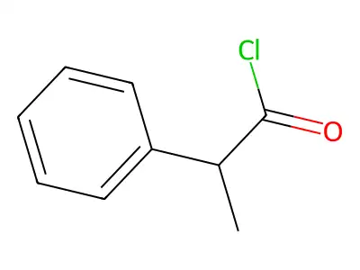 Hydratropoyl chloride structure