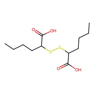 2,2'-二硫双己酸 structure