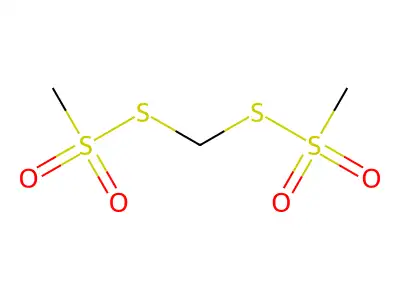 Methanesulfonothioic acid, S1,S1'-methylene ester structure