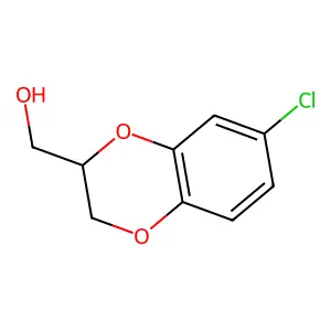 (7-Chloro-2,3-dihydro-1,4-benzodioxin-2-yl)methanol structure