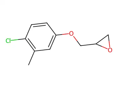 2-[(4-Chloro-3-methylphenoxy)methyl]oxirane structure