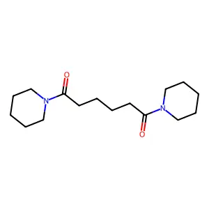 1,6-Di(piperidin-1-yl)hexane-1,6-dione structure