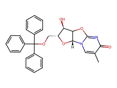 Anhydro-trityl-T structure