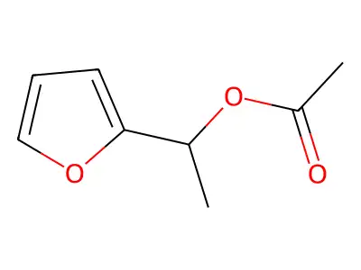 1-(Furan-2-yl)ethyl acetate structure