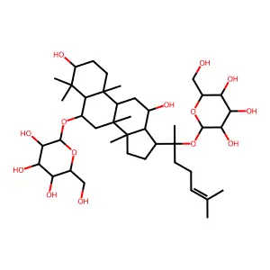 人蔘皂苷 structure