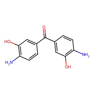 Bis(4-amino-3-hydroxyphenyl)methanone structure