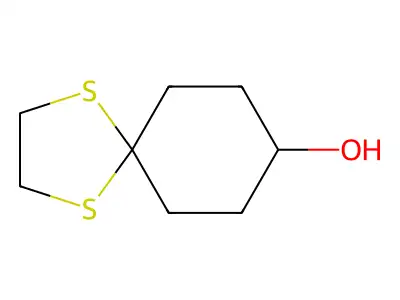 1,4-Dithiaspiro[4.5]decan-8-ol structure