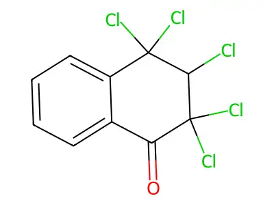 2,2,3,4,4-pentachloro-3H-naphthalen-1-one structure