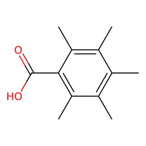 五甲基苯甲酸 structure