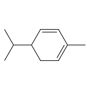 (+)-alpha-Phellandrene structure