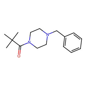 1-(4-Benzylpiperazin-1-yl)-2,2-dimethylpropan-1-one structure