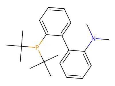 2-Di-tert-butylphosphino-2'-(N,N-dimethylamino)biphenyl structure