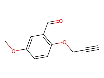 5-Methoxy-2-(prop-2-yn-1-yloxy)benzaldehyde structure