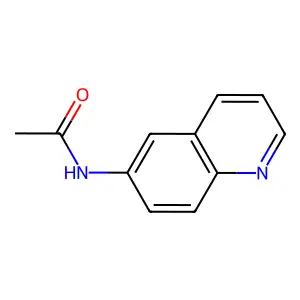 N-(喹啉-6-基)乙酰胺 structure