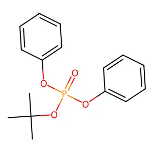 叔丁基二苯基磷酸酯 structure