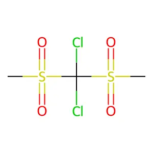 Methane, dichlorobis(methylsulfonyl)- structure