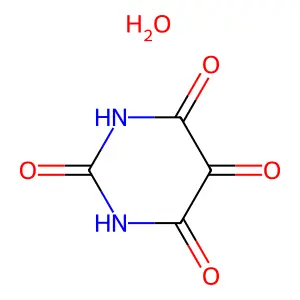 2,4,5,6(1H,3H)-Pyrimidinetetrone, monohydrate structure