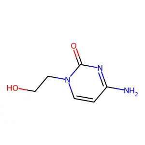 1-(2-Hydroxyethyl)cytosine structure