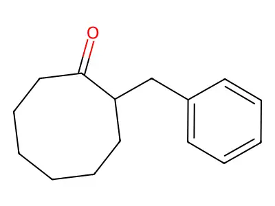 2-Benzylcyclooctanone structure