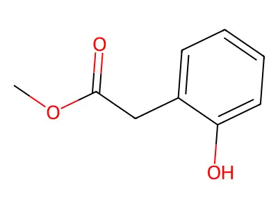 Methyl (2-hydroxyphenyl)acetate structure