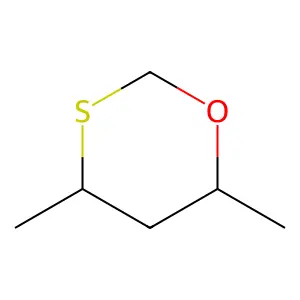 4,6-Dimethyl-1,3-oxathiane structure