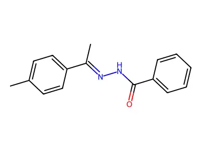 N'-(1-p-tolylethylidene)benzohydrazide structure
