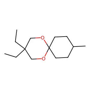 3,3-Diethyl-9-methyl-1,5-dioxaspiro[5.5]undecane structure