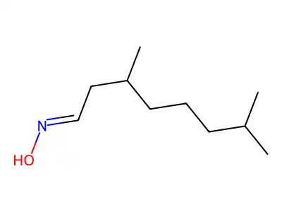 N-(3,7-dimethyloctylidene)hydroxylamine structure