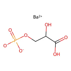 甘油酸-3-(钡磷酸酯) structure