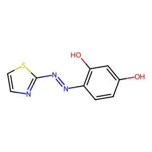 4-(2'-Thiazolylazo)resorcinol structure