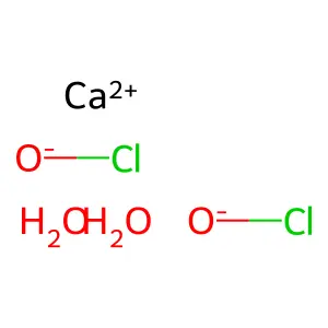 Hypochlorous acid, calcium salt, dihydrate structure