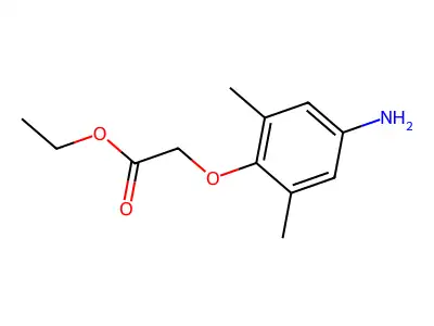 Ethyl (4-amino-2,6-dimethylphenoxy)acetate structure
