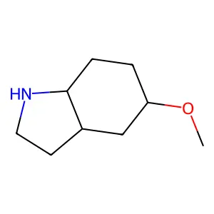 Octahydro-5-methoxy-1H-indole structure