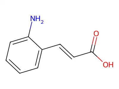 2-氨基肉桂酸 structure