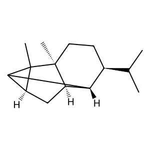 Cyclosativene structure