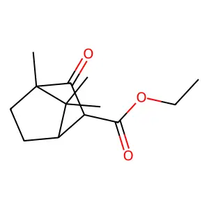 Ethyl 4,7,7-trimethyl-3-oxobicyclo[2.2.1]heptane-2-carboxylate structure