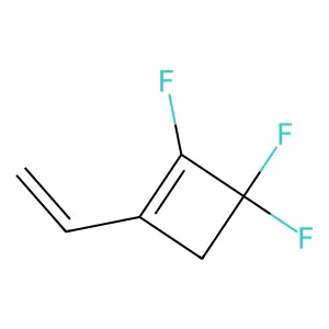 Cyclobutene, 1-ethenyl-2,3,3-trifluoro- structure