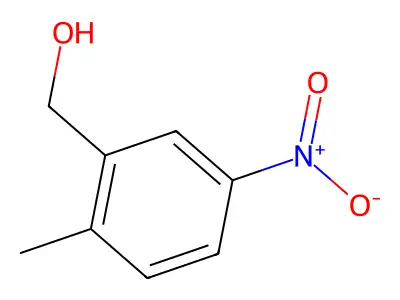 (2-Methyl-5-nitrophenyl)methanol structure