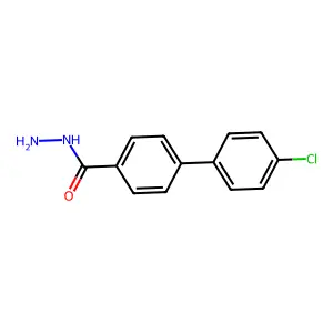 4'-Chloro-[1,1'-biphenyl]-4-carbohydrazide structure
