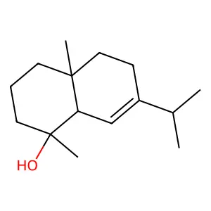 1,2,3,4,4a,5,6,8a-Octahydro-1,4a-dimethyl-7-(1-methylethyl)-1-naphthalenol structure