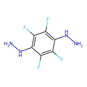 (2,3,5,6-Tetrafluoro-4-hydrazinylphenyl)hydrazine structure