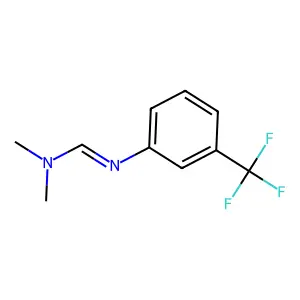 Methanimidamide, N,N-dimethyl-N'-[3-(trifluoromethyl)phenyl]- structure