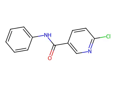6-chloro-N-phenylpyridine-3-carboxamide structure