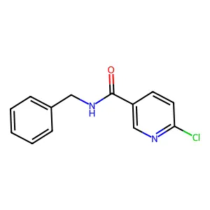 N-Benzyl-6-chloro-nicotinamide structure