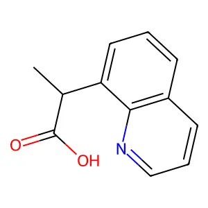 (2S)-2-(quinolin-8-yl)propanoic acid structure