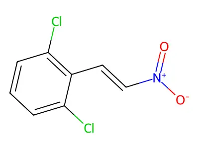 1,3-Dichloro-2-[(E)-2-nitroethenyl]benzene structure