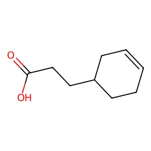 3-(Cyclohex-3-en-1-yl)propanoic acid structure