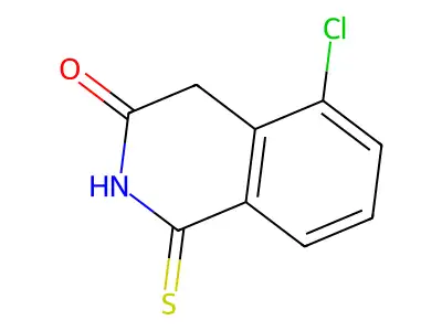 5-chloro-1-sulfanylidene-4H-isoquinolin-3-one structure