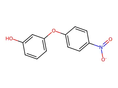 3-(4-Nitro-phenoxy)-phenol structure