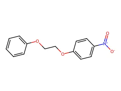 1-(4-Nitrophenoxy)-2-phenoxyethane structure